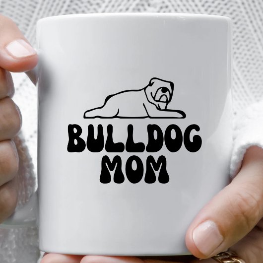 Bulldog Moeder Koffie Mok