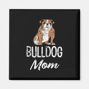 Bulldog Moeder Leuk Gezegde Vrouwen Magneet
