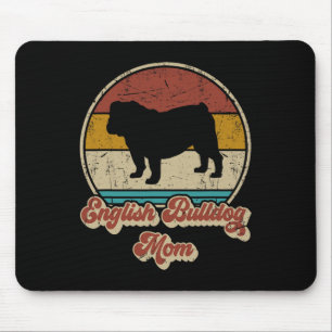 Bulldog Moeder Vrouwen Hondenliefhebber Gift Bulld Muismat