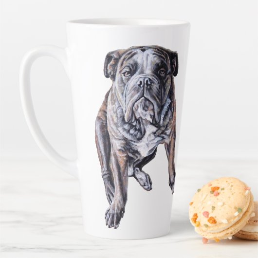 Bulldog Mok Coffee Mok Cool English Bulldog Cups (In situ)
