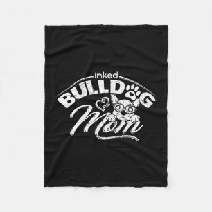 Bulldog Mom Tattoos Old English Bulldog Mom Tattoo Fleece Deken