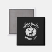 Bulldog Momster - Halloween Magneet (Voorkant / Achterkant)