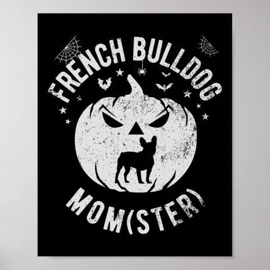 Bulldog Momster - Halloween Poster (Voorkant)