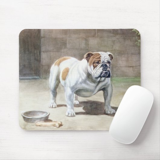 Bulldog  Mousepad Muismat (Met muis)