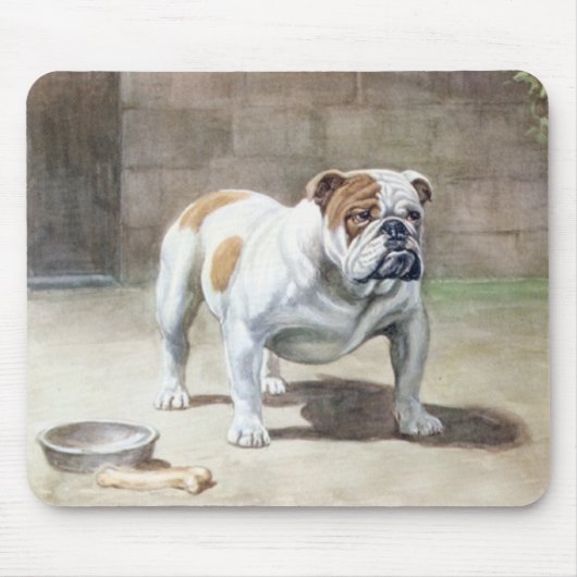 Bulldog  Mousepad Muismat (Voorkant)