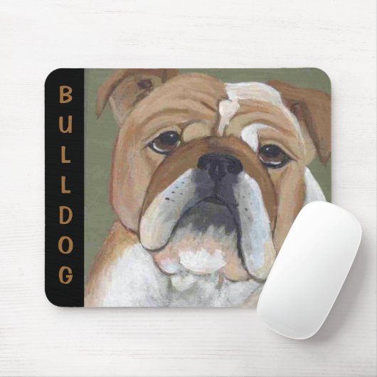 Bulldog mousepad muismat (Met muis)