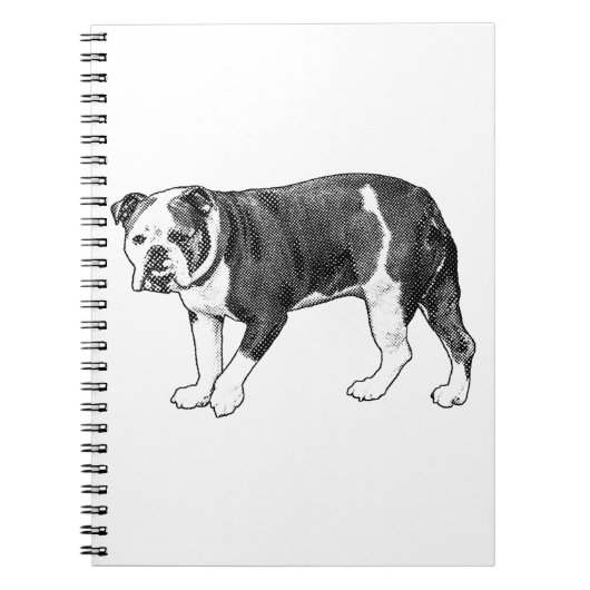 Bulldog Muse, Manga Dot Journal Notitieboek (Voorkant)