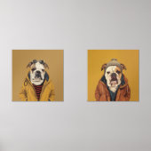 Bulldog Muurkunst Sets (Voorkant)