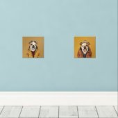 Bulldog Muurkunst Sets (Houten vloer)