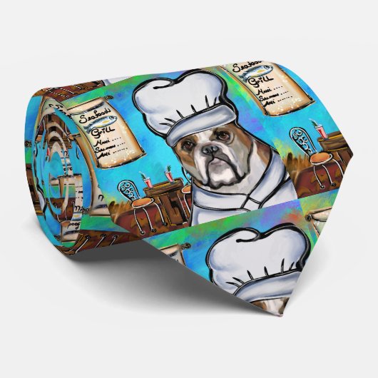 Bulldog n stropdas (Opgerold)