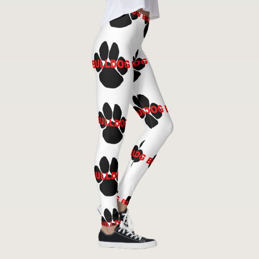 bulldog naam poot leggings (Rechts)