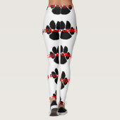 bulldog naam poot leggings (Achterkant)