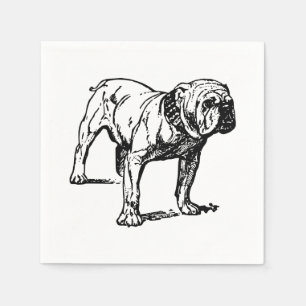 Bulldog Napkins Servet
