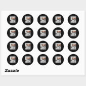 Bulldog Nieuws Ronde Sticker (Vel)