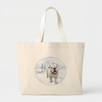 Bulldog Noel Bag