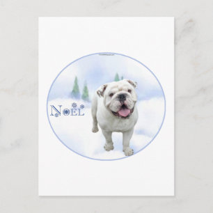 Bulldog Noel-Briefkaart Feestdagenkaart