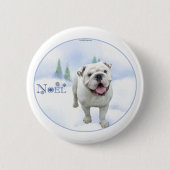 Bulldog Noel Button (Voorkant)