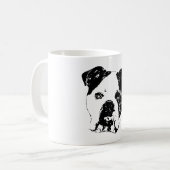 Bulldog Noel Close-up Koffiemok (Voorkant links)