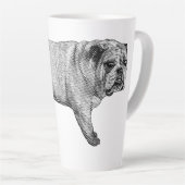 Bulldog Noel-Mok Latte Mok (Rechterhoek)