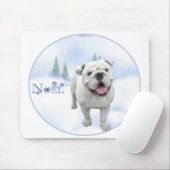 Bulldog Noel Mousepad Muismat (Met muis)