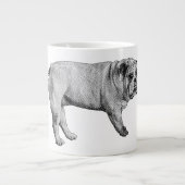Bulldog Noel Mug Grote Koffiekop (Voorkant)