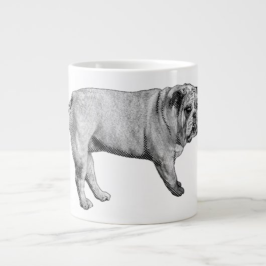 Bulldog Noel Mug Grote Koffiekop (Voorkant)
