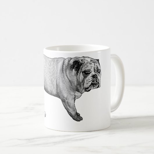 Bulldog Noel Mug Koffiemok (Voorkant rechts)