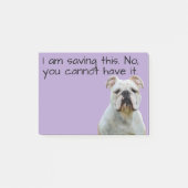 Bulldog of jouw hond foto—Kerstkousvulling Cute Post-it® Notes (Voorkant)