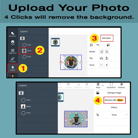 Bulldog of uw foto Grunge Hond Mam Tri-Blend Shirt