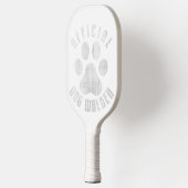 Bulldog Offical Dog Walker Cute Meme Bulldog Paw Pickleball Paddle (Links)