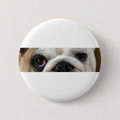 Bulldog Ogen Ronde Button 5,7 Cm (Voorkant)