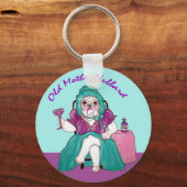 Bulldog Old Moeder Hubbard Sleutelhanger (Voorkant)