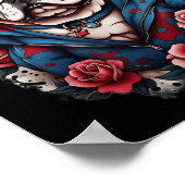 Bulldog Old School Tattoo Style Retro Vintage Poster (Hoek)