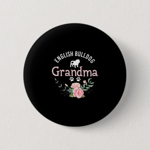 Bulldog Oma Gifts Vrouwen Schattige Hondenliefhebb Ronde Button 5,7 Cm