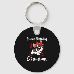 Bulldog Oma Hond Eigenaar Franse Bulldog Sleutelhanger
