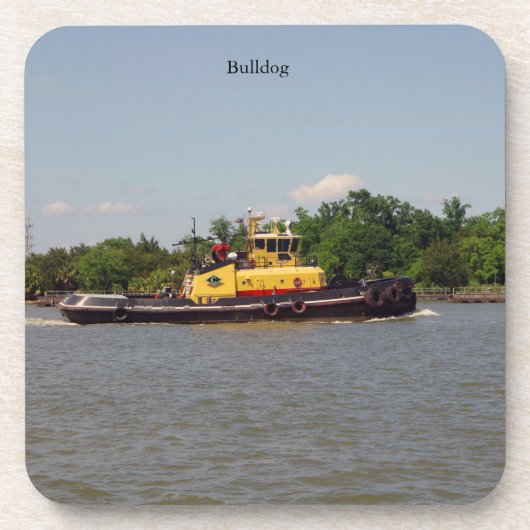 Bulldog-onderzetter Bier Onderzetter (Voorkant)