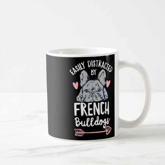 Bulldog ontwerp voor een Franse eigenaar Koffiemok (Rechts)