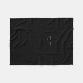 Bulldog op skateboard Cool Frenchie Dog Skateboard Fleece Deken (Voorkant (Horizontaal))