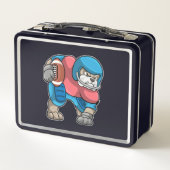 Bulldog op Sports met Football & Helmet (Achterkant)