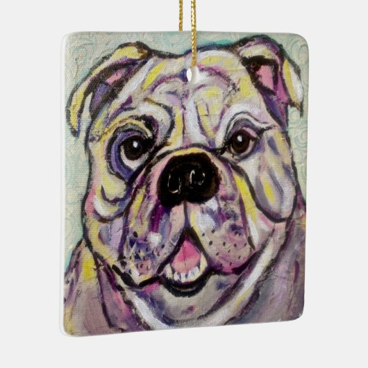 Bulldog Ornament (Rechts)