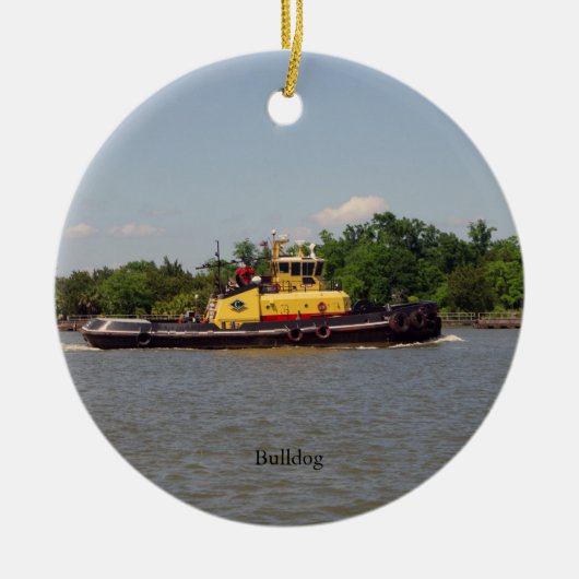 Bulldog ornament (Voorkant)