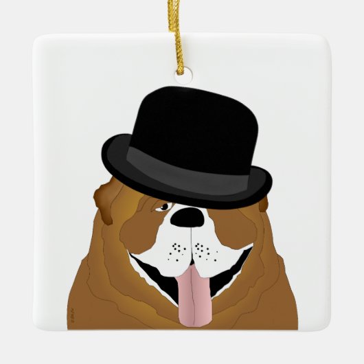 Bulldog Ornament (Voorkant)