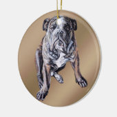 Bulldog Ornament Specialized English Bulldog Gift (Links)