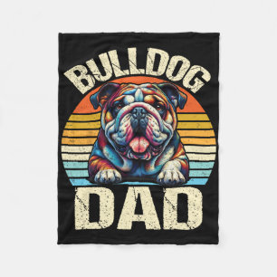  Bulldog Pa Hondenliefhebbers Daddy Vader&# s D Fleece Deken