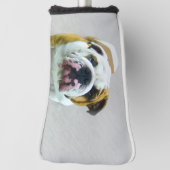 Bulldog Painting - Cute Original Dog Art Golfheadcover (Draai 90)