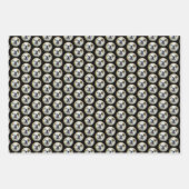 Bulldog Painting - Cute Original Dog Art Inpakpapier Vel (Voorkant 3)