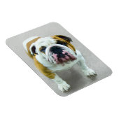 Bulldog Painting - Cute Original Dog Art Magneet (Rechterzijde)