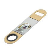 Bulldog Painting - Cute Original Dog Art Speed Flessenopener (Achterkant Gekanteld)
