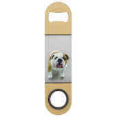 Bulldog Painting - Cute Original Dog Art Speed Flessenopener (Voorkant)