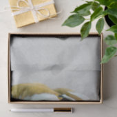 Bulldog Painting - Cute Original Dog Art Tissuepapier (Geschenk)